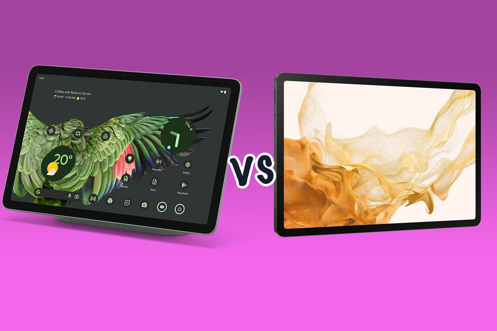 Google Pixel Tablet vs Samsung Galaxy Tab S8