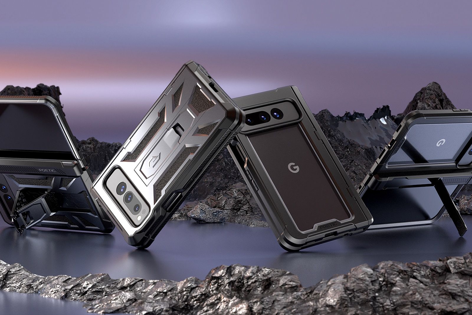 poetic phone cases for google pixel fold and 7a