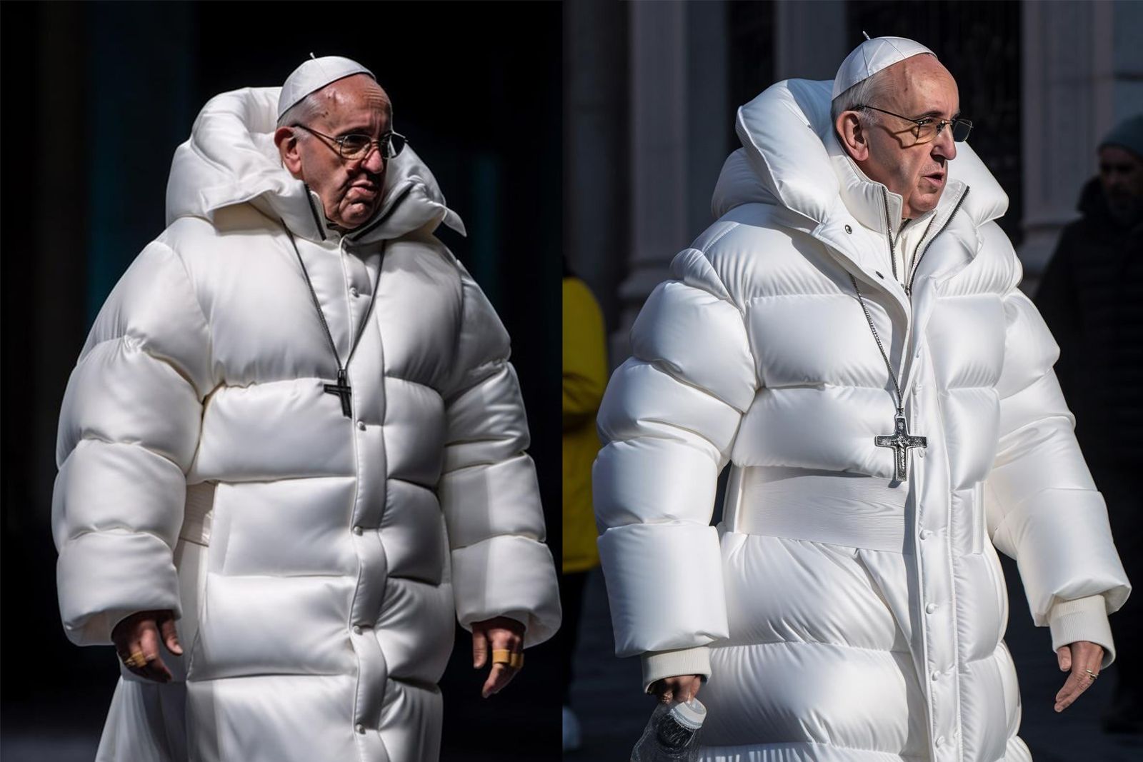 Pope Jacket Midjourney AI