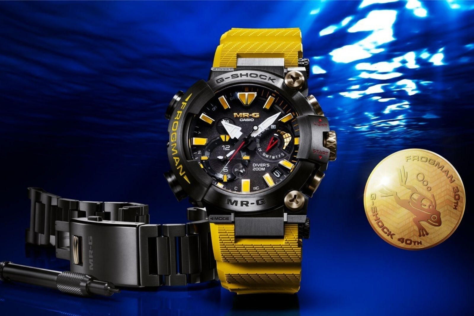 The Casio MRG-BF1000E celebrates the anniversaries of two classic