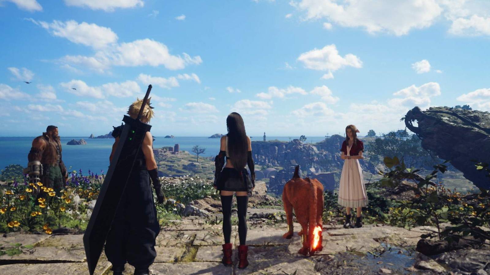 calvin klein navy blue dresses Final Fantasy VII Remake Cloud Strife Girl Ver2 Cosplay Costume  Gcosplay