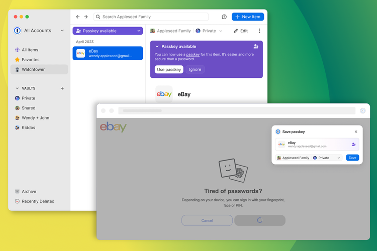 How to use passkeys in 1Password: Ditch passwords for good