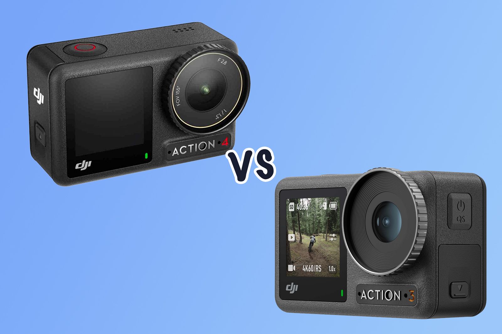 DJI Osmo Action 4 vs DJI Osmo Action 3