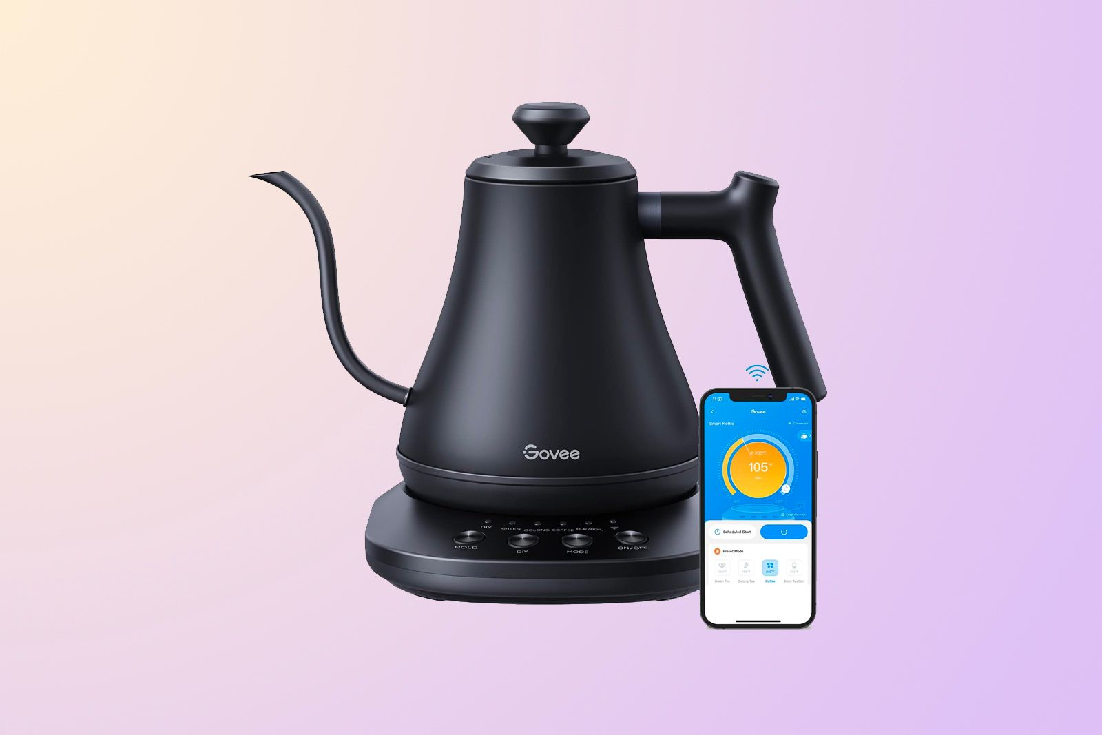 Smart Electric Kettle APP Control, Korex Glass Water Boiler Included Filter  Suitable for Alexa Google Home Assistant 1.7 L BPA FREE Great for Coffee