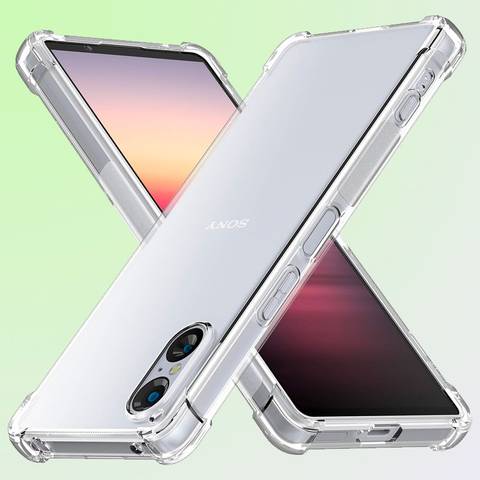 GYDQQKJ DQG Cover Per Sony Xperia 5 V Pellicola Protettiva In Vetro Temperato, Morbido Silicone Custodia Nero TPU Case - HD Schermo Protettore Per Sony Xperia 5 V (6.10") - KE110 - Foto 6