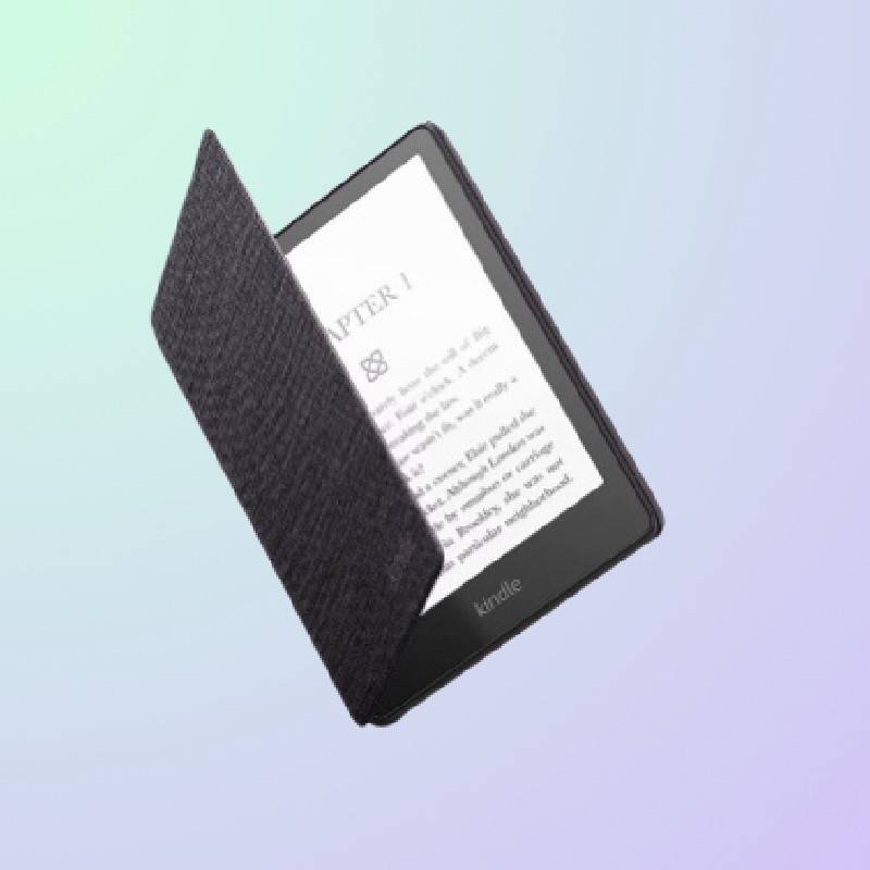 Kwmobile Case Compatible With Kindle Paperwhite - Nylon Protective E-Reader Cover Folio Book Style Case - Lavender