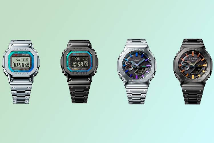 Casio's newest G-Shock watches sport these stunning colourful faces