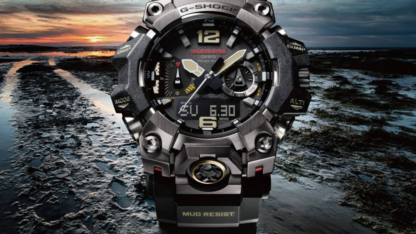 The Casio G-Shock Mudmaster GWG-B1000 is a dust- and mud-resistant 