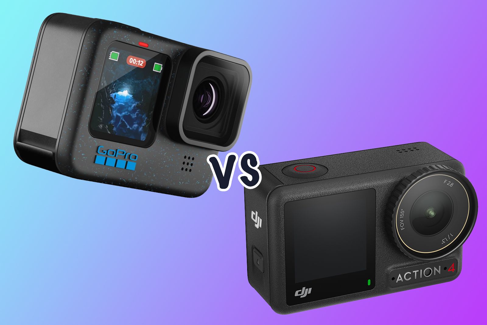 GoPro Hero 12 Black vs DJI Osmo Action 4
