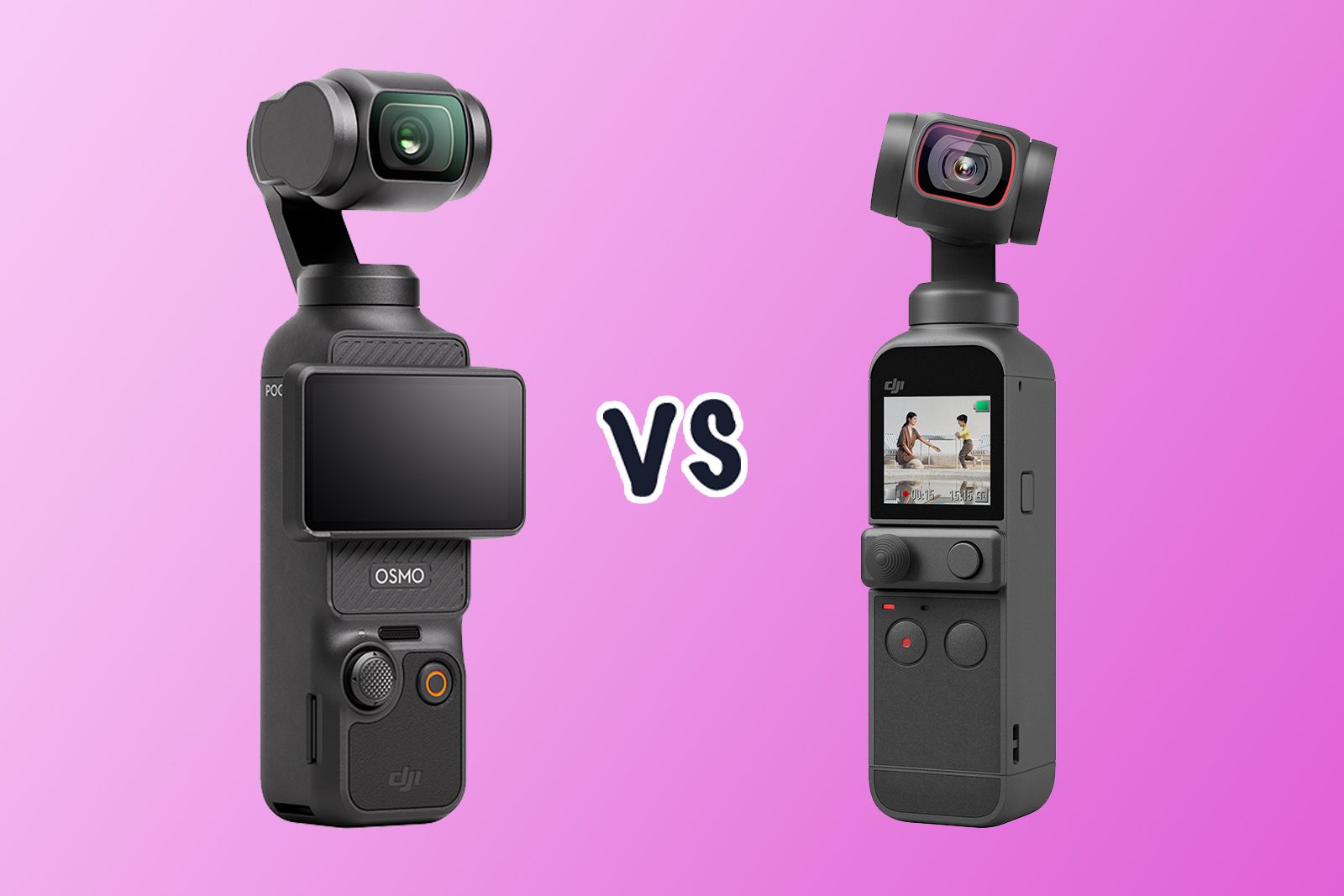 DJI Osmo Pocket 3 vs DJI Pocket 2