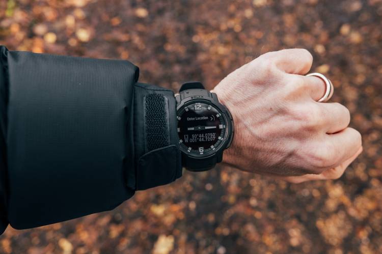 Garmin Instinct On Wrist Garmin K Smartwatch Review Too Big Garmin