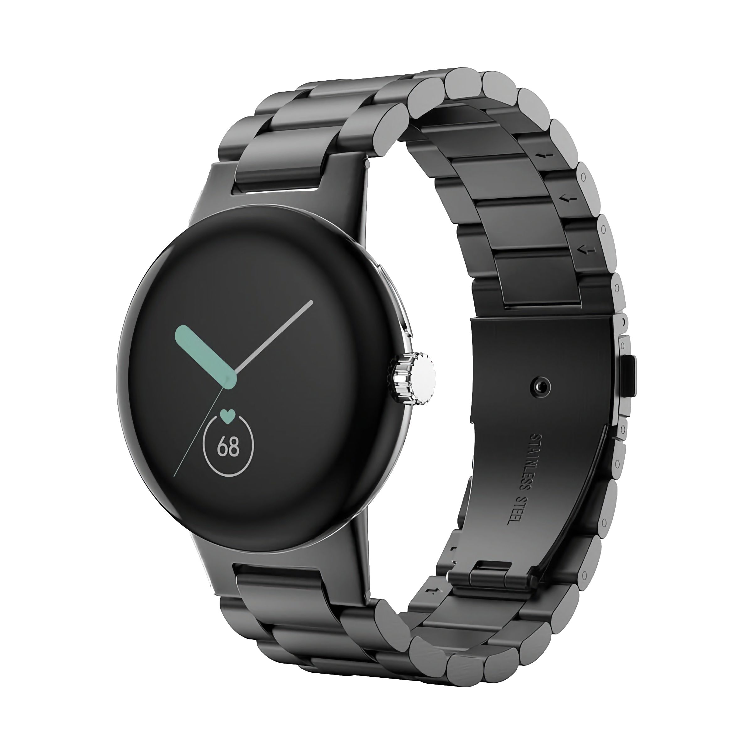 New 2023 Google - Pixel Watch 2 Band Active, Woven, Leather, Metal Choose  Size