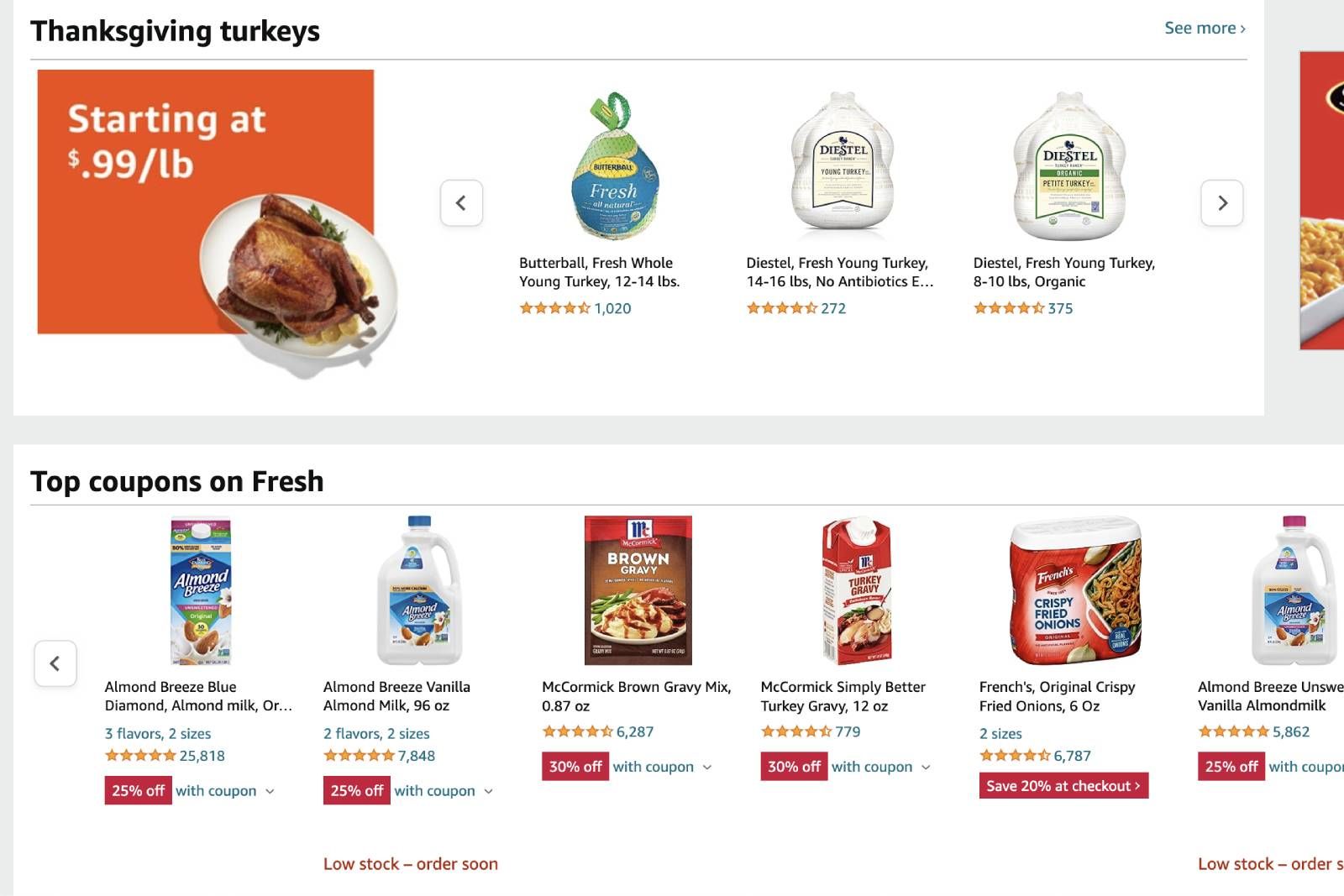What is Amazon Fresh and where can you get deliveries?