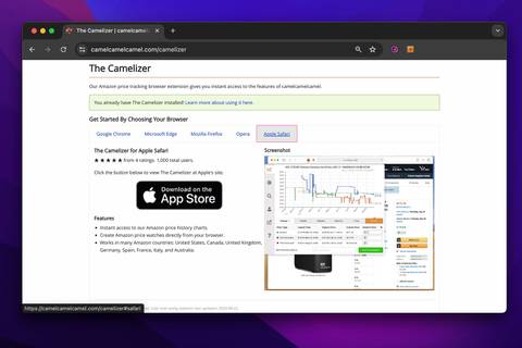 CamelCamelCamel 8 Safari