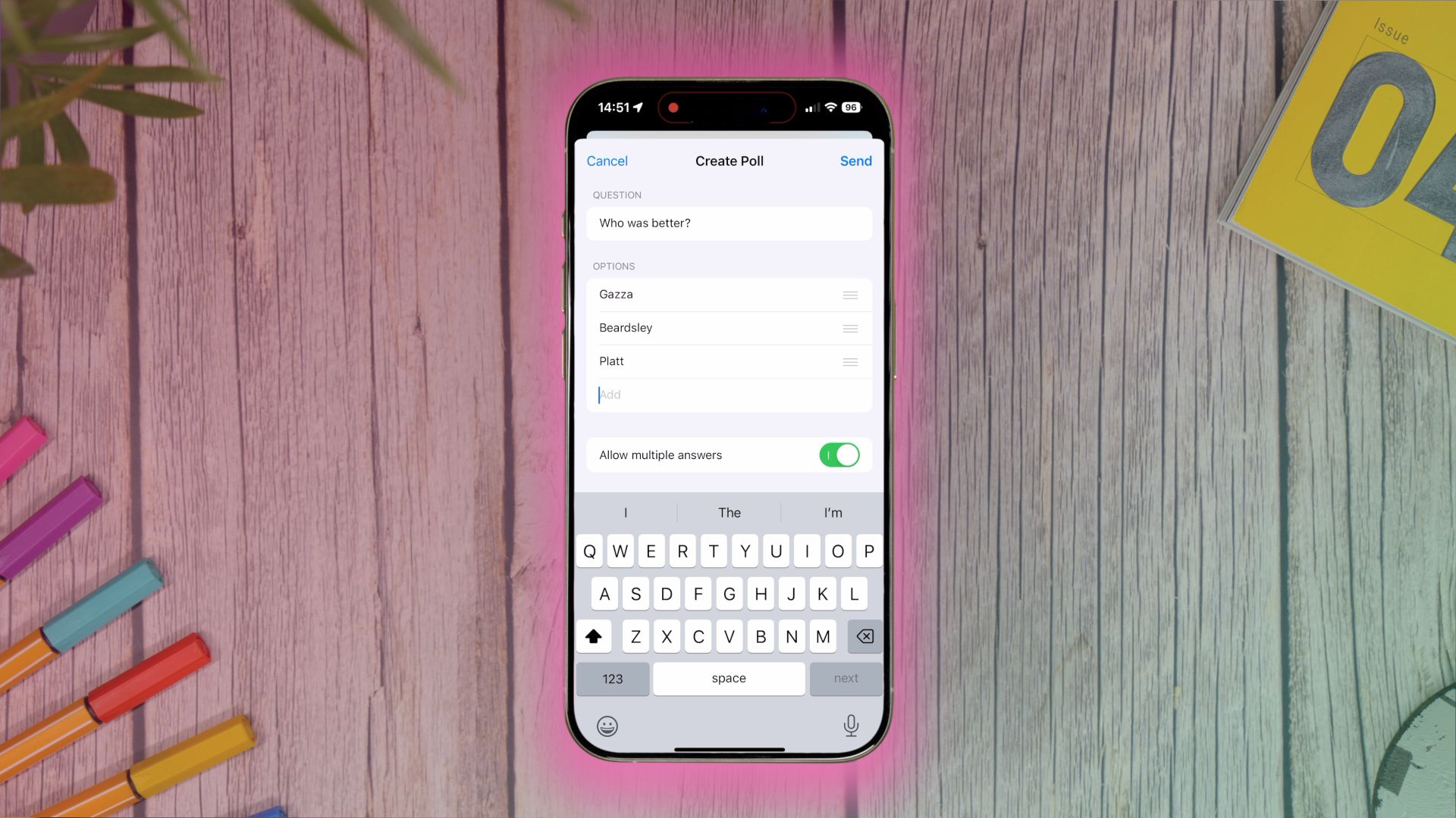 How to use WhatsApp Polls