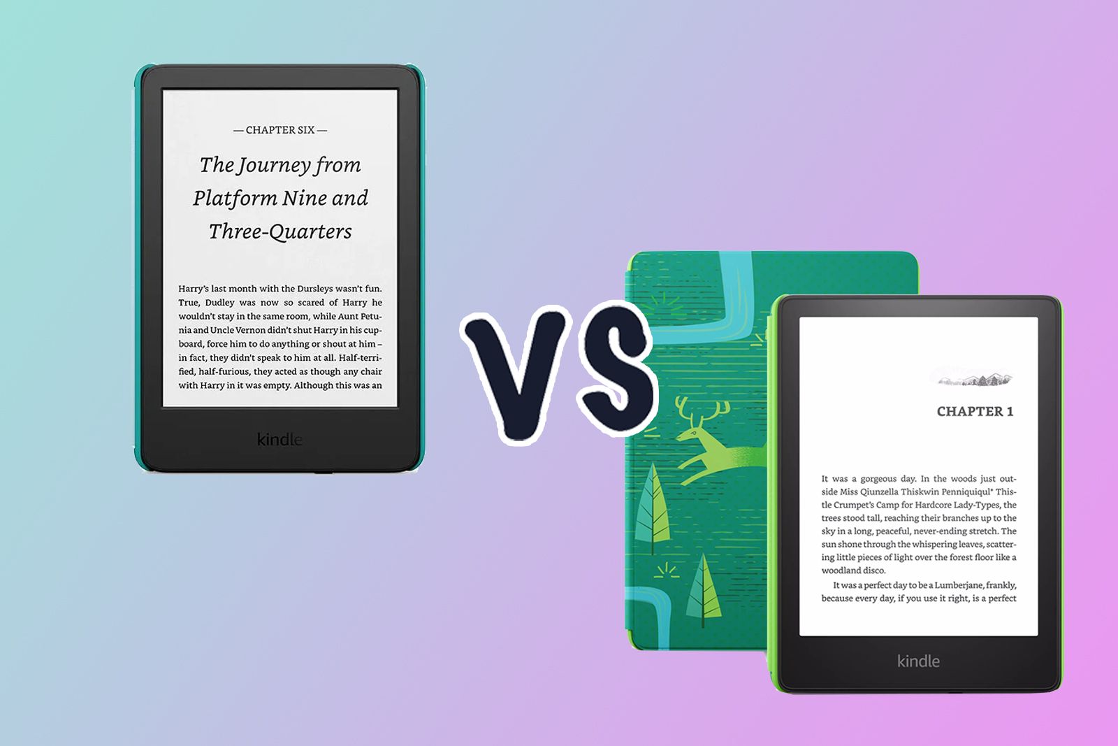 kindle kids vs kindle paperwhite kids