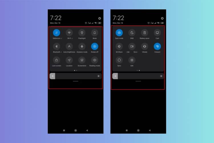 How to see which Android apps are running from Quick Settings