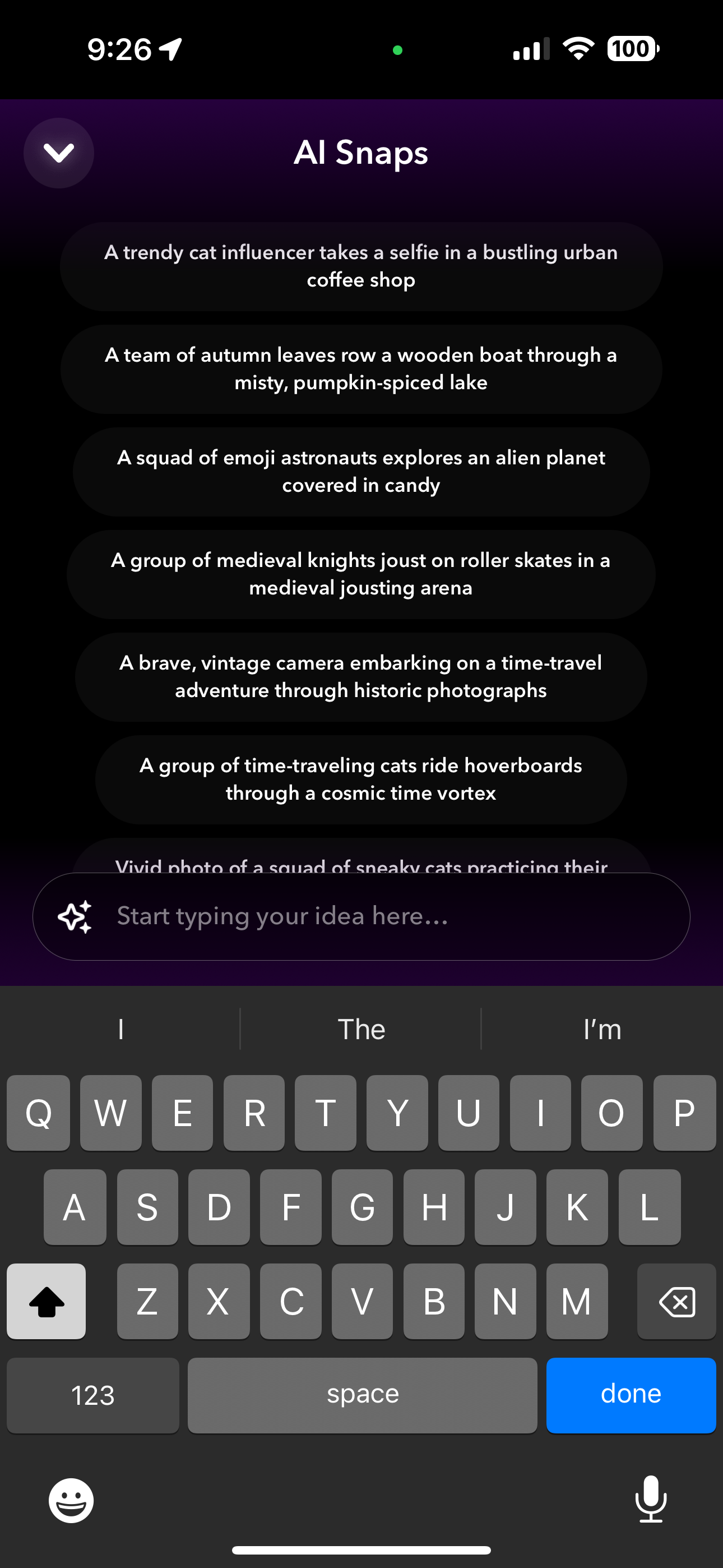 How to use Snapchat's AI to generate or extend images