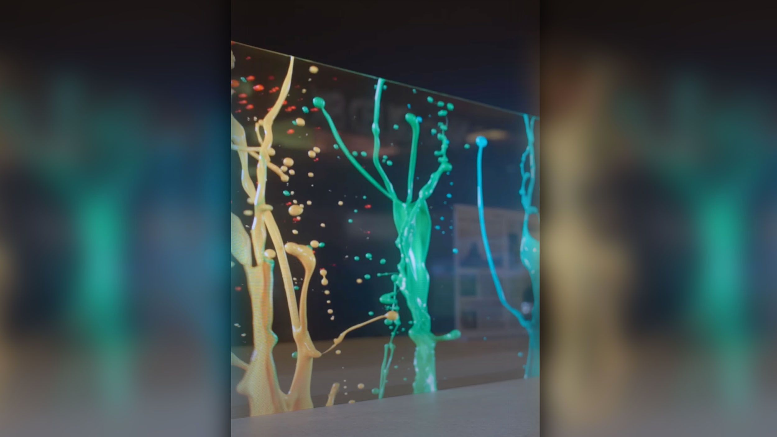 Samsung transparent microLED screen