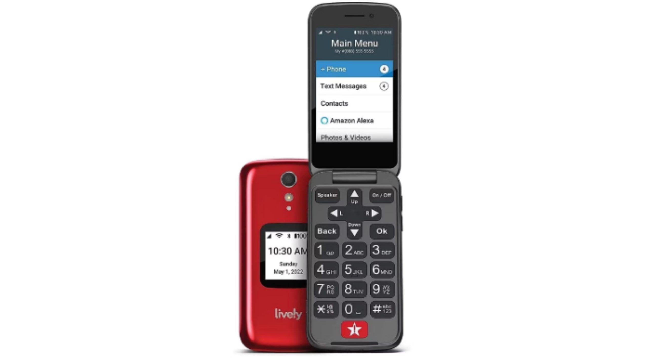 Jitterbug Flip2, Easy, Big Button Flip Phone for Seniors