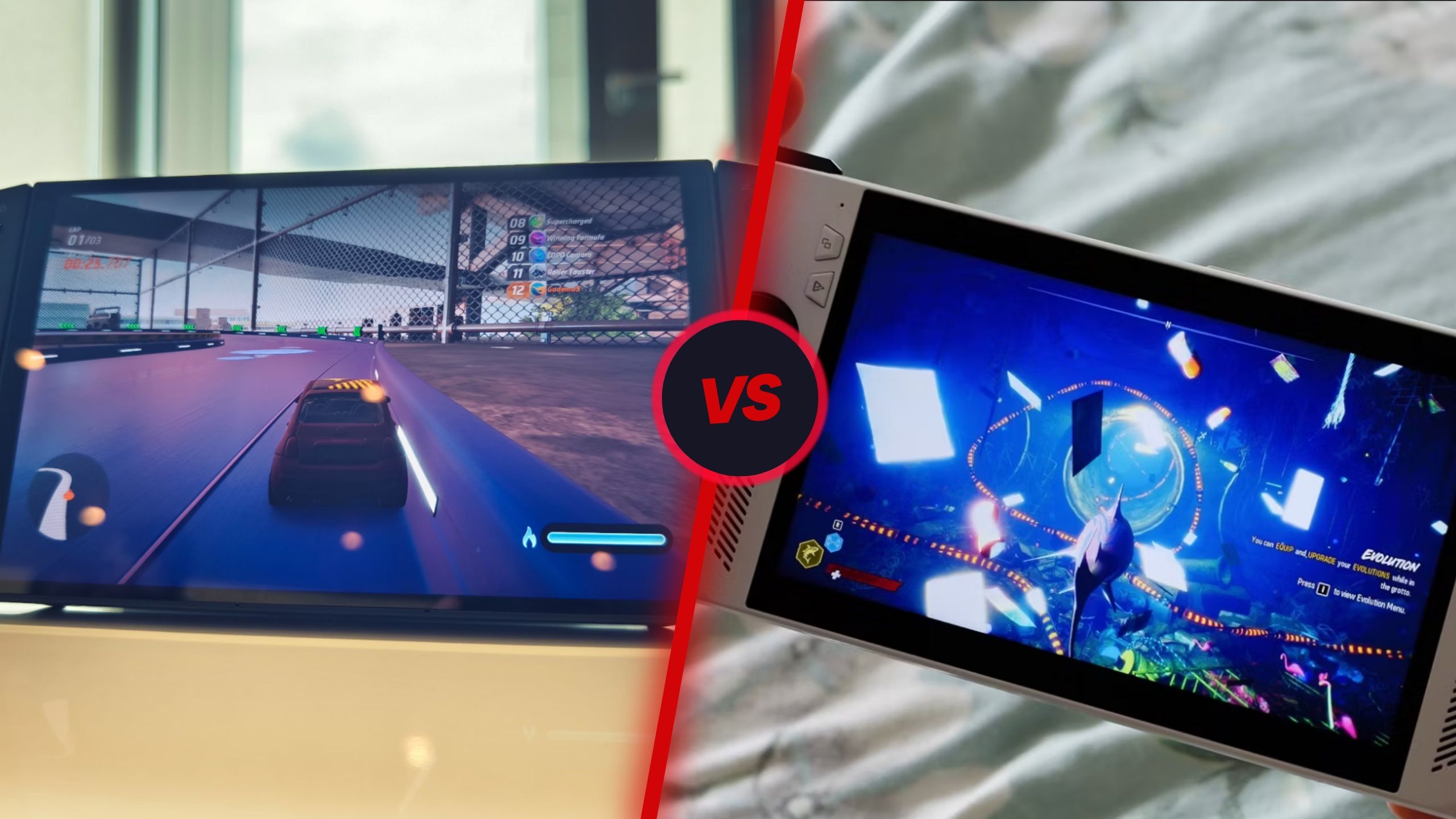 Lenovo Legion Go vs Asus Rog Ally