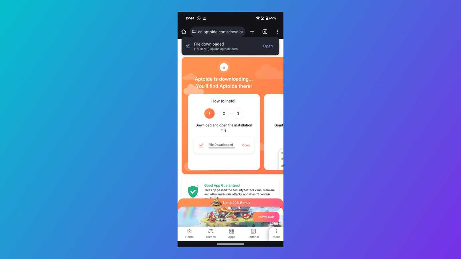 Optoride App How to download Android apps without Google Play Store