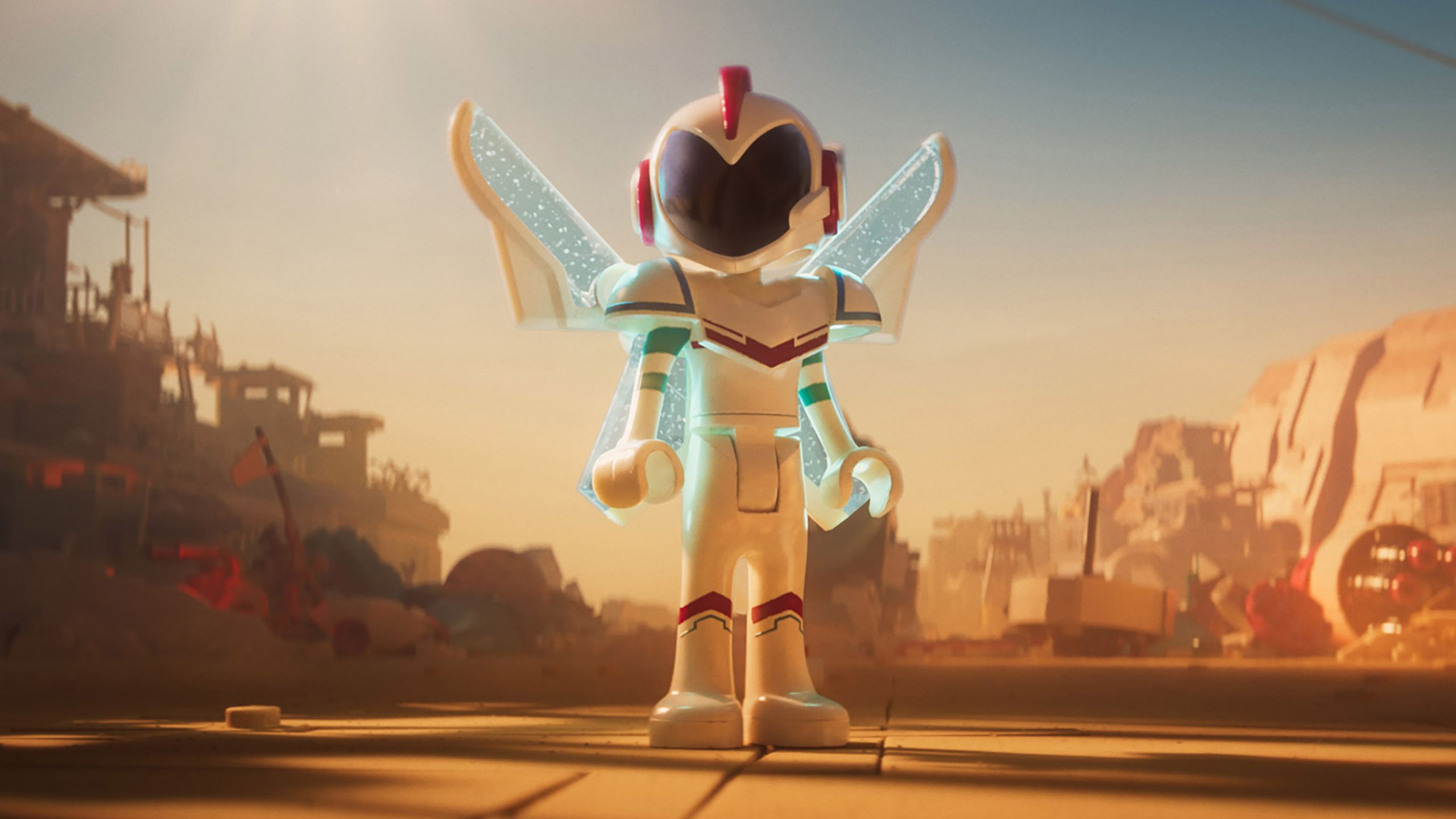 Image in filmmaker mode from the Lego Movie 2