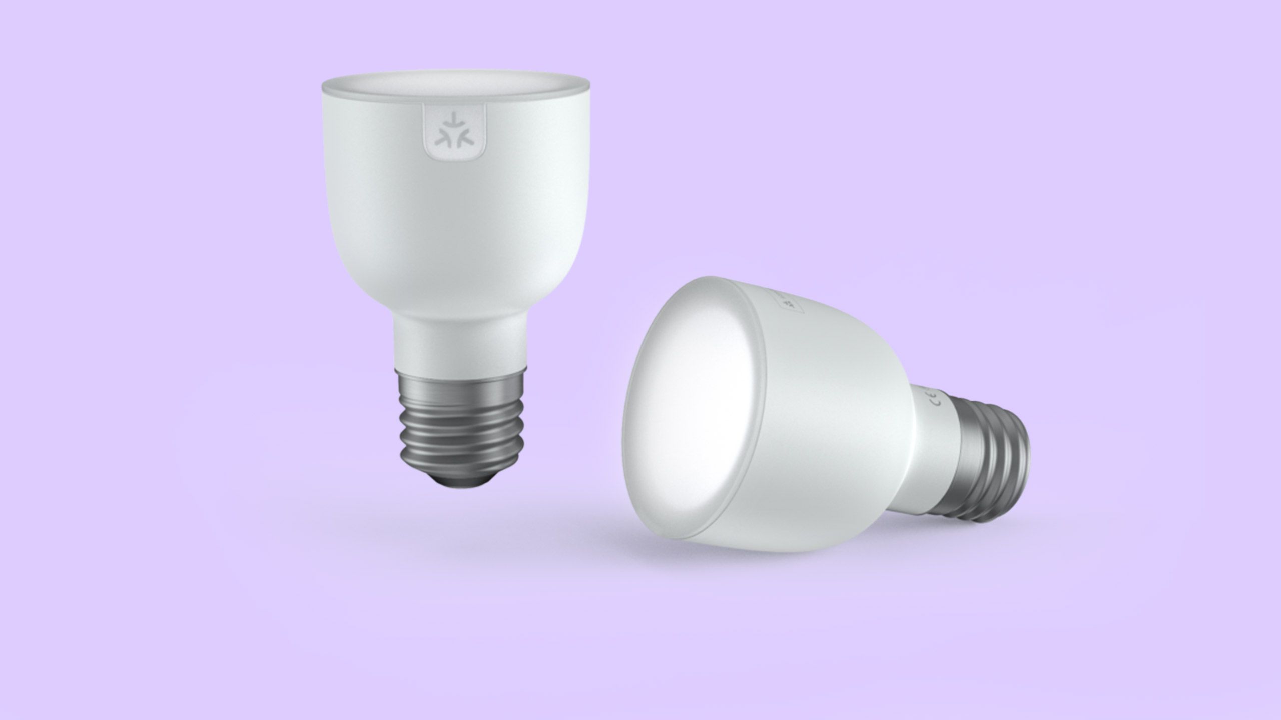 A pair of Matter-compatible lightbulbs.