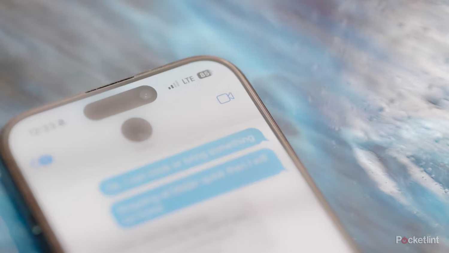 Starting a FaceTime directly from iMessage. 