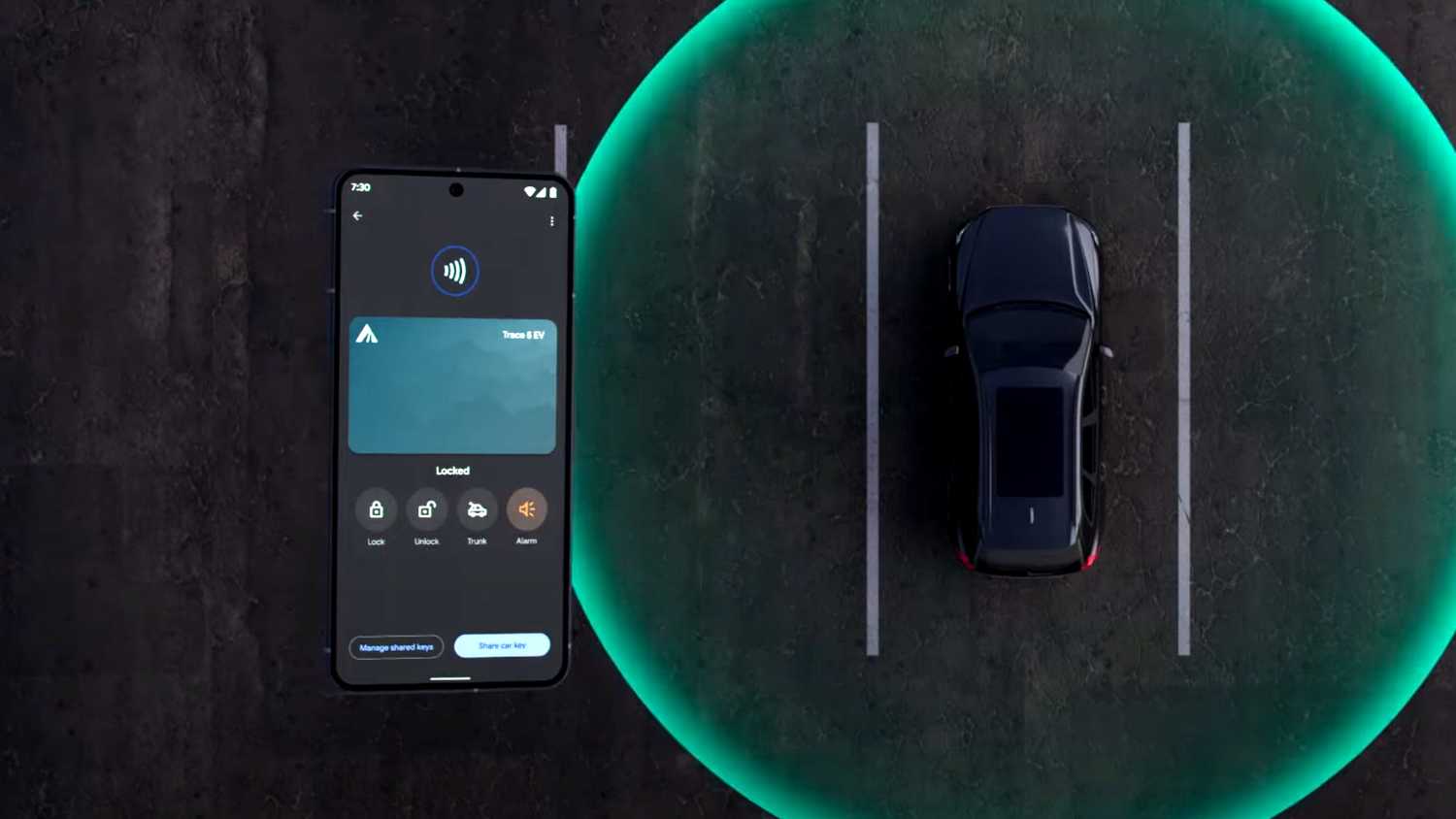Which cars work with Android digital car key?