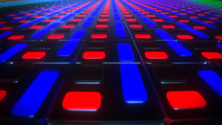 An Apple rendering of tandem OLED technology in the M4 iPad Pro.