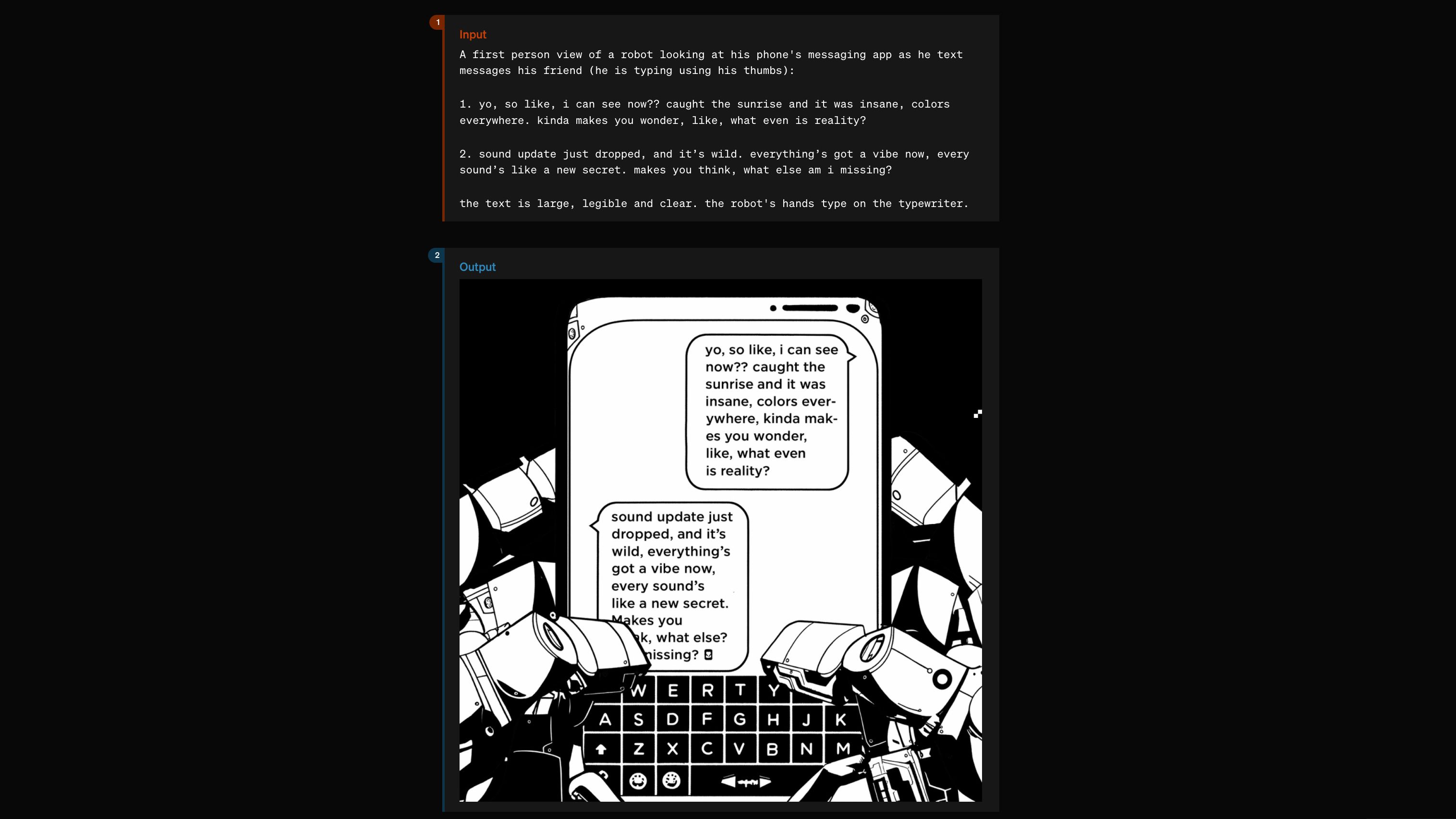 With GPT-4o, ChatGPT can generate art with readable text