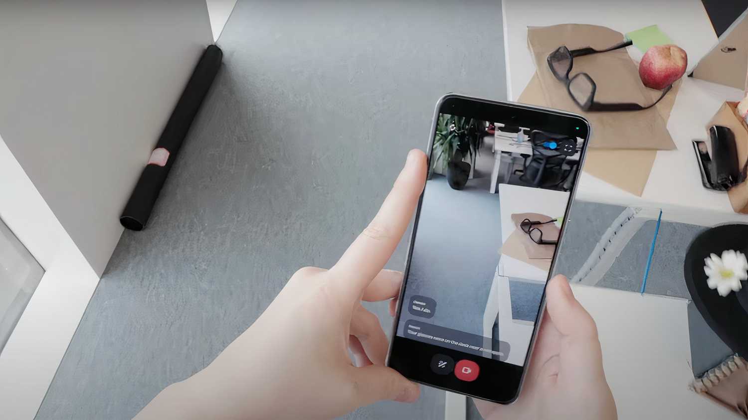 google ar glasses in io demo video 2