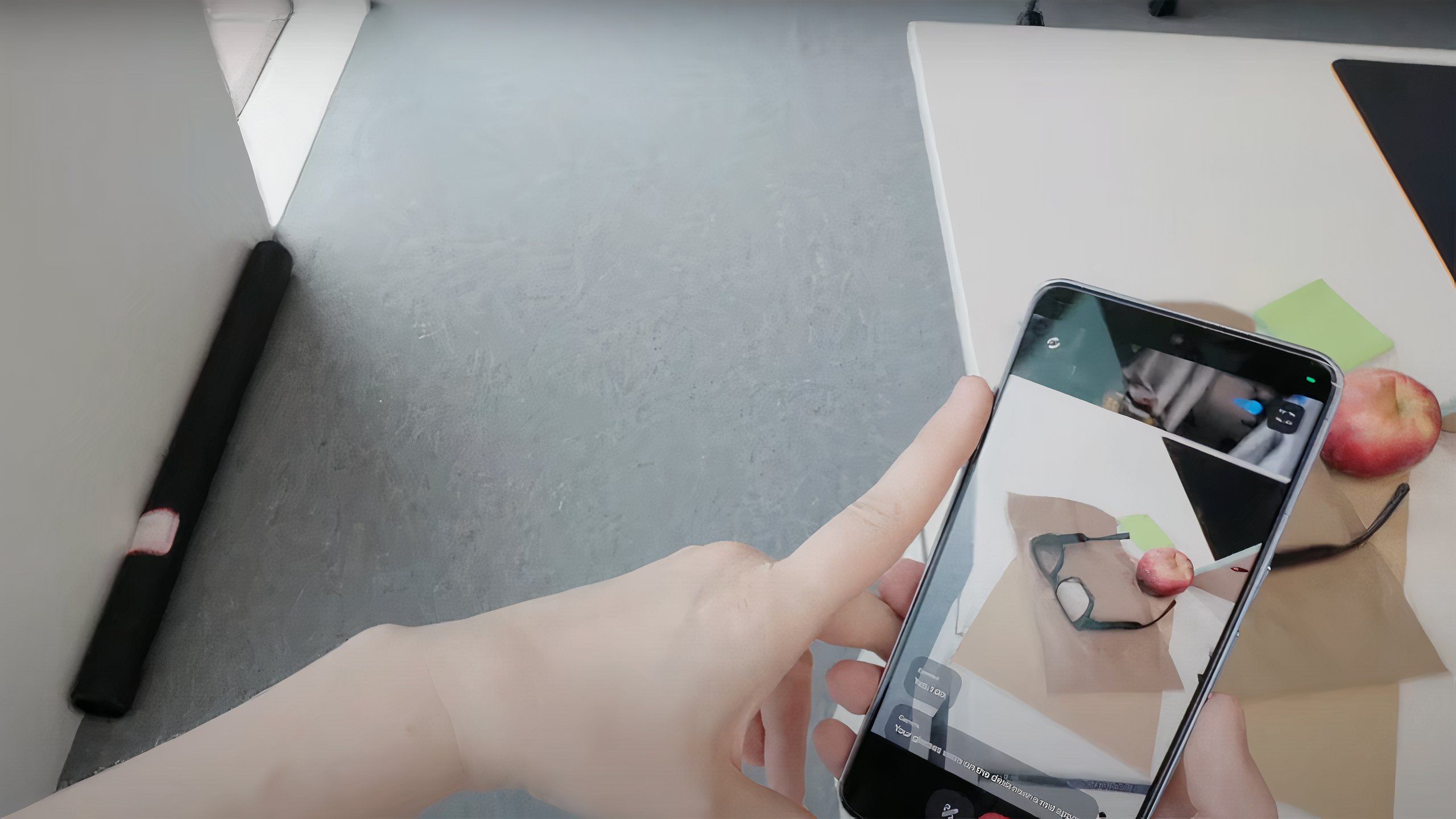 google ar glasses in io demo video