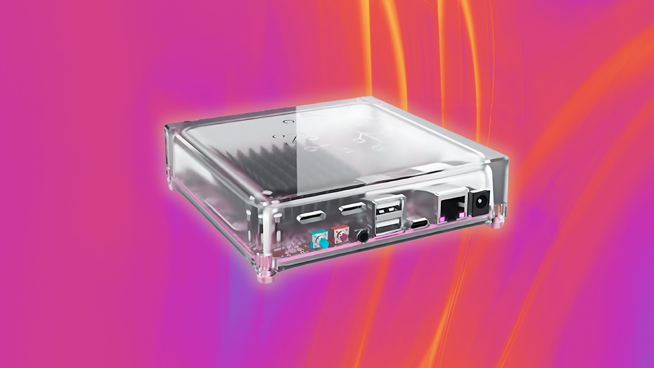 Home Assistant against a futuristic background. 