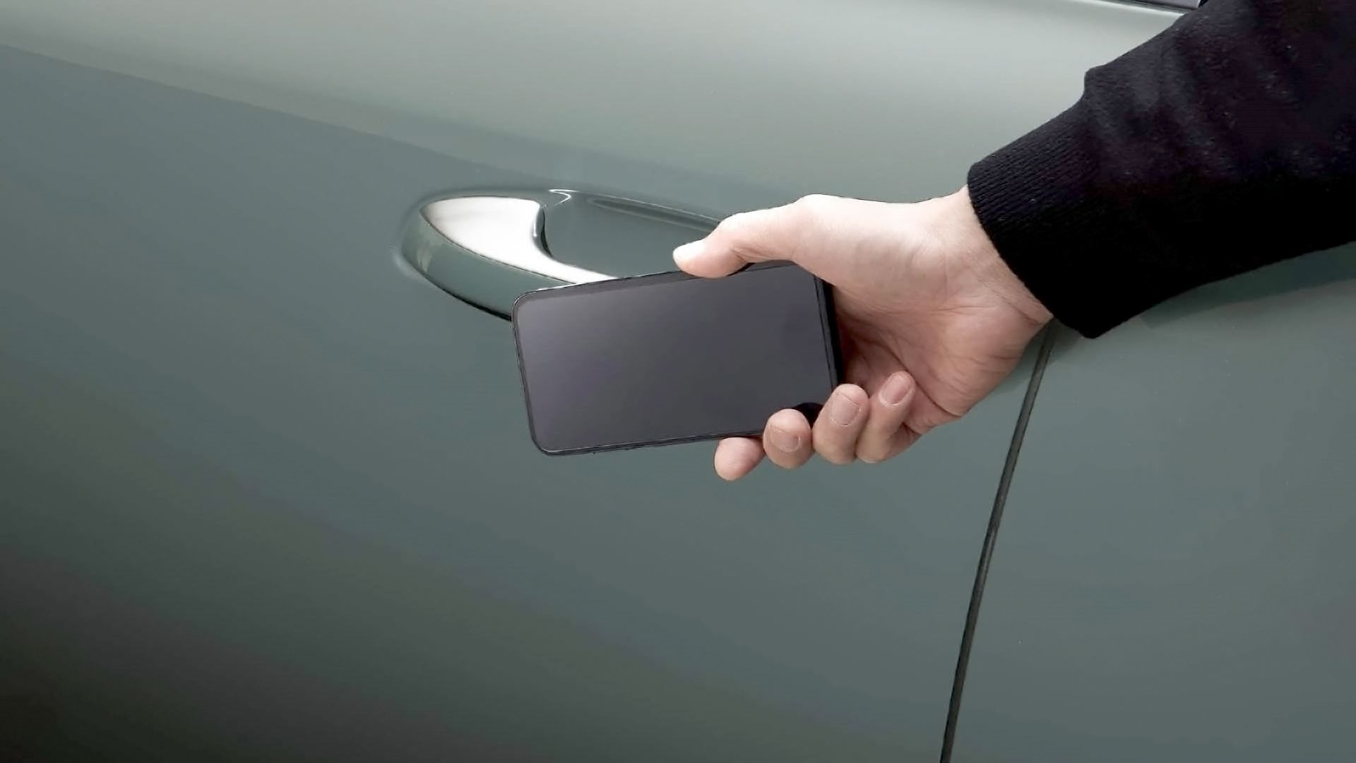 Using an Android digital car key with a Kia.