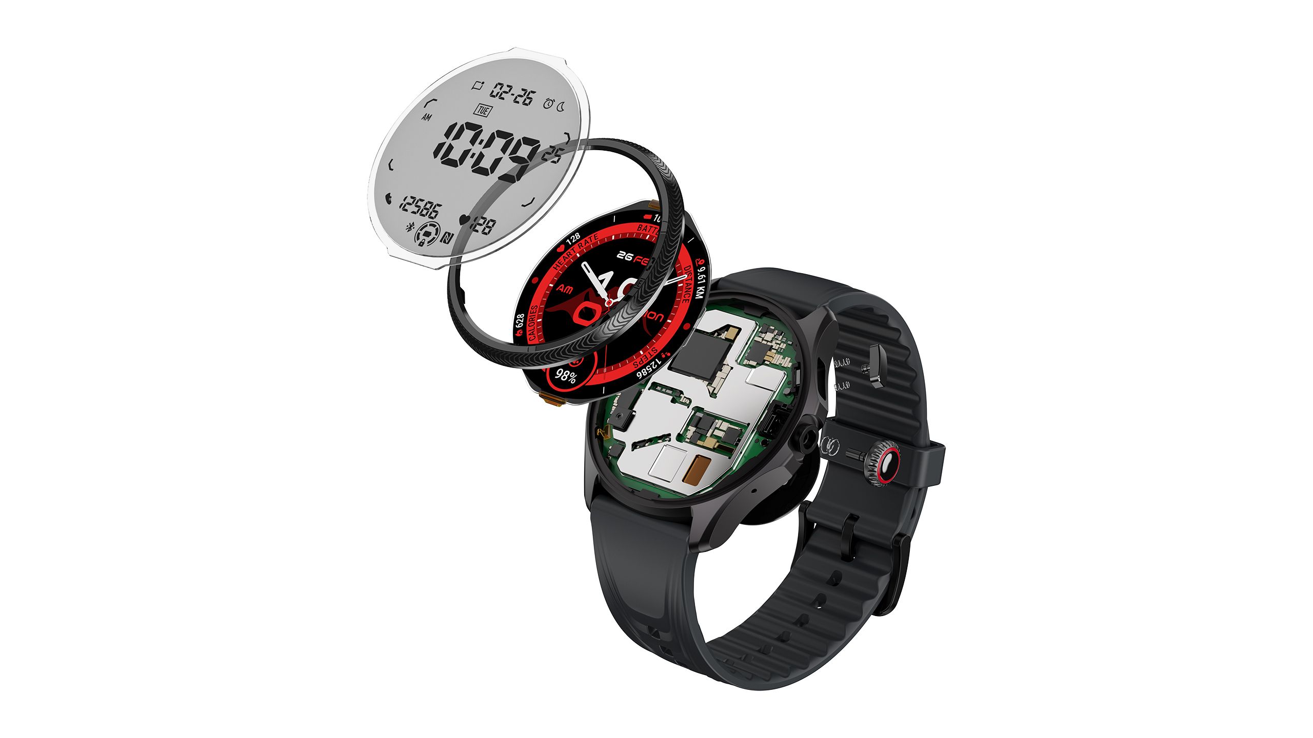 The TicWatch Pro Enduro is a rugged but budget-friendly