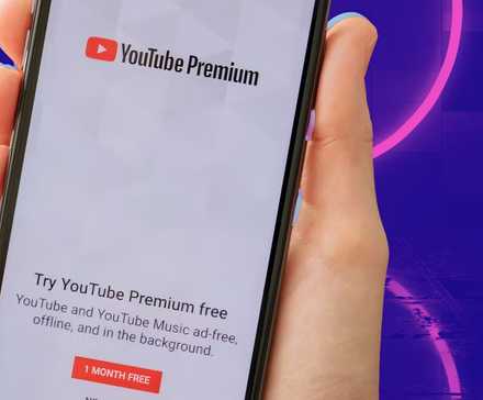 YouTube Premium home page. 