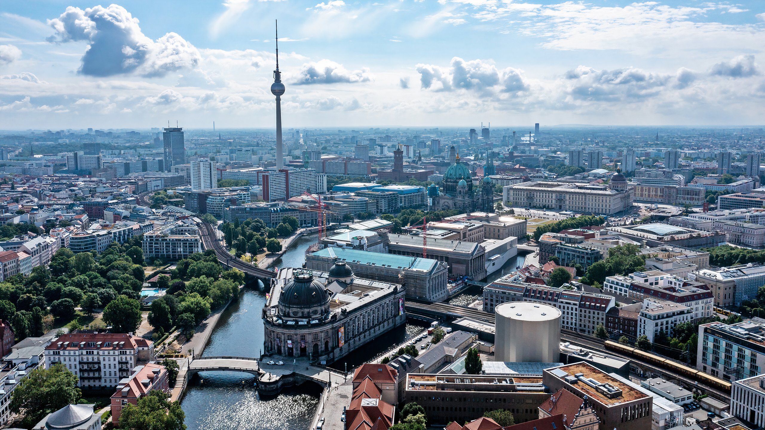 View of the Museum Island in Berlin, Germany.