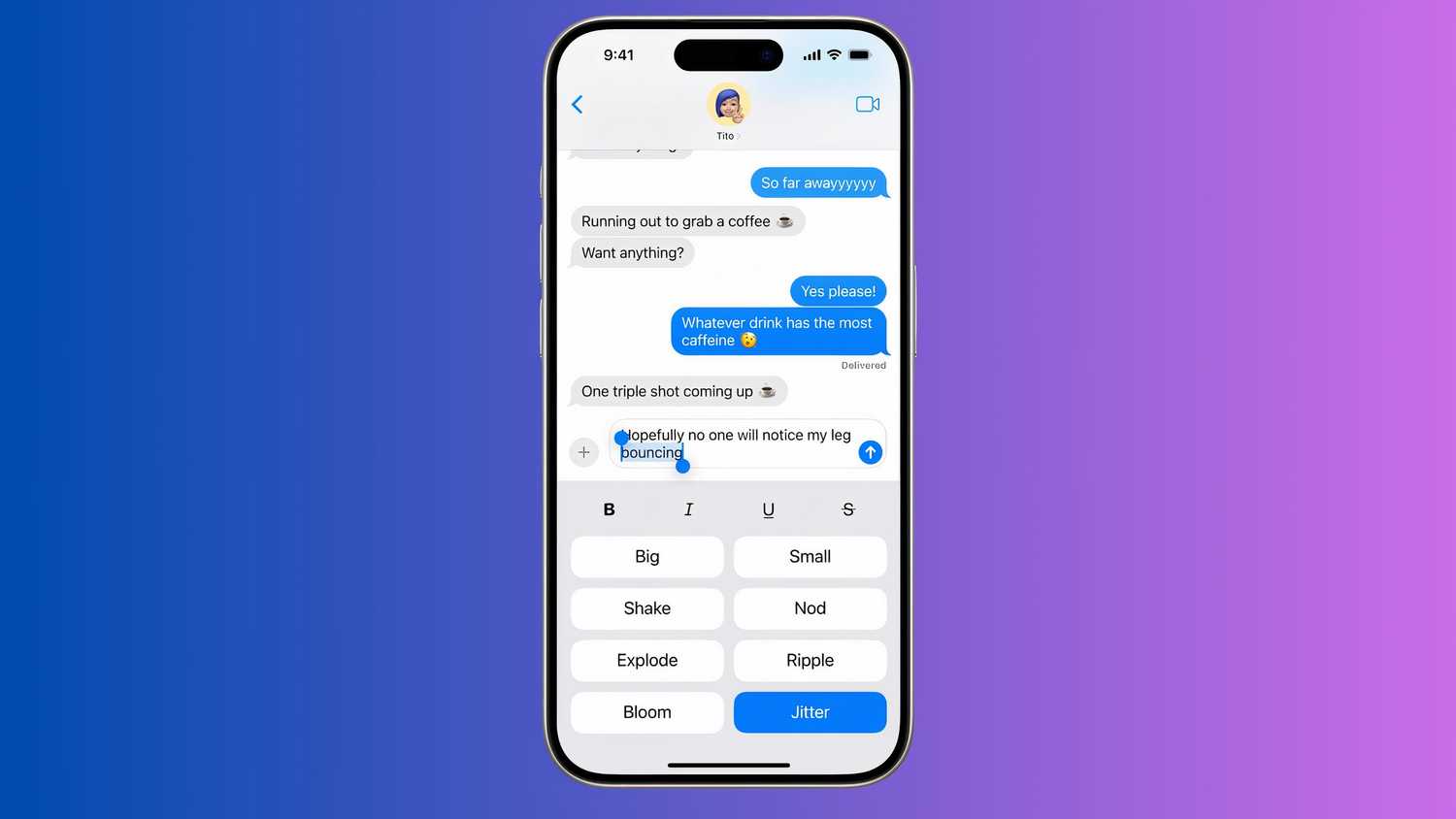 Apple Text Message Example Apple Messages will soon let you schedule texts to send
