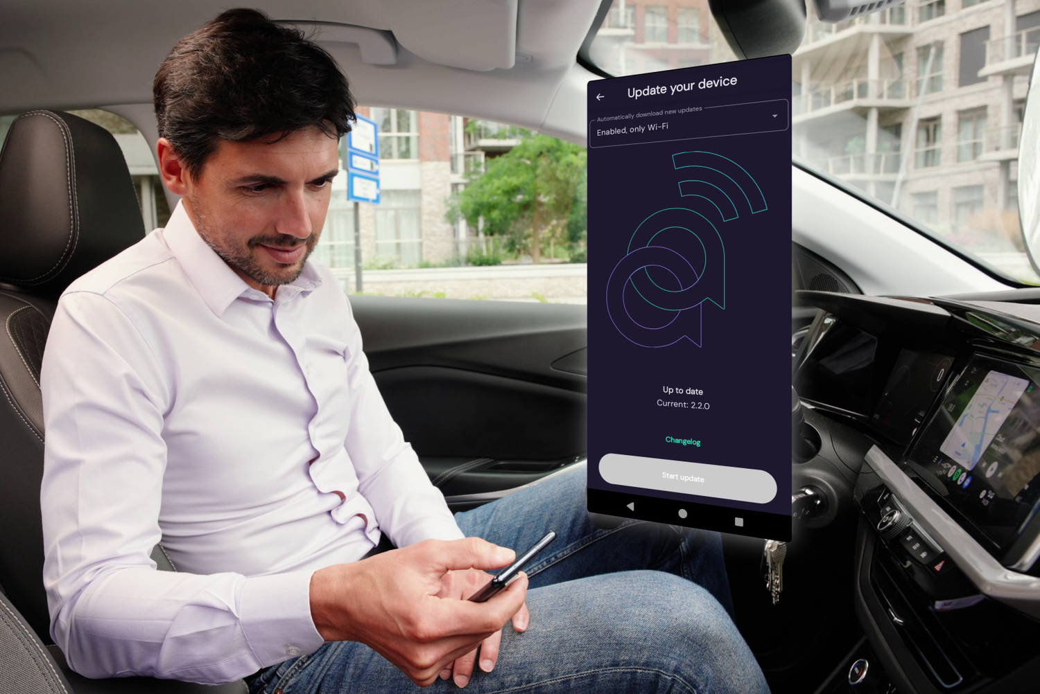 Is your father always on the road? Then this gadget will change his life