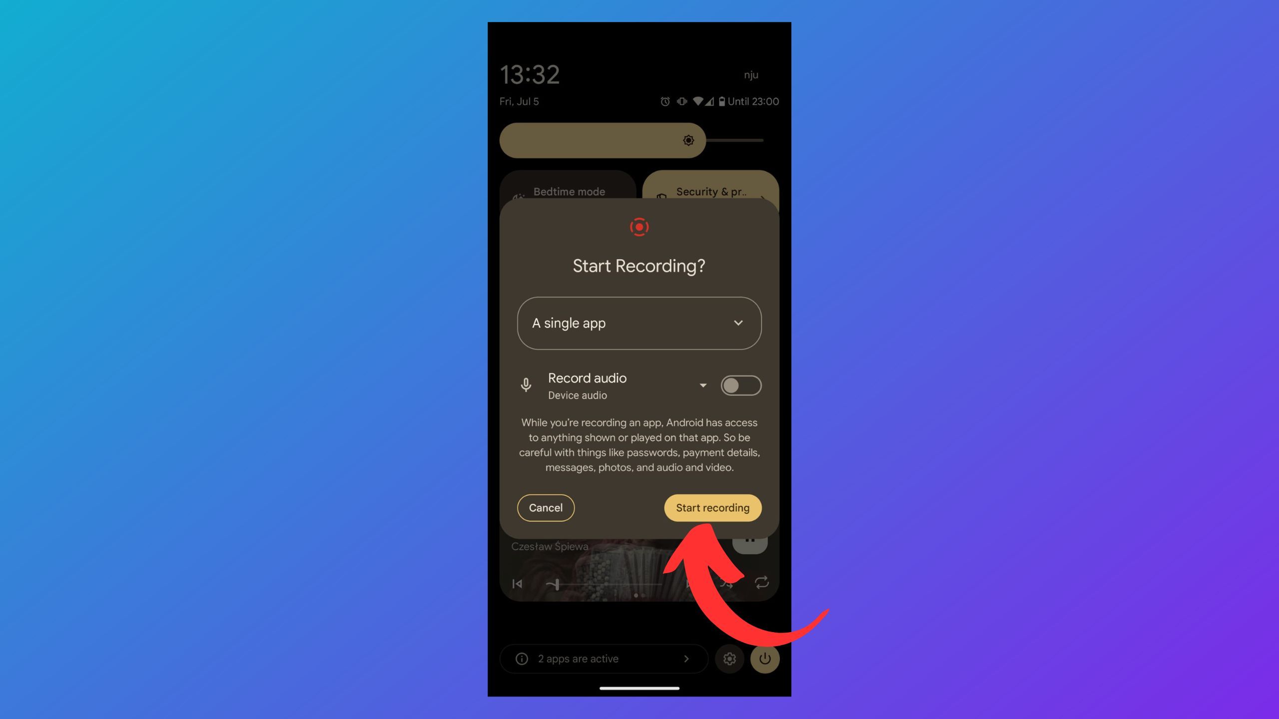 How to screen record on Android phones