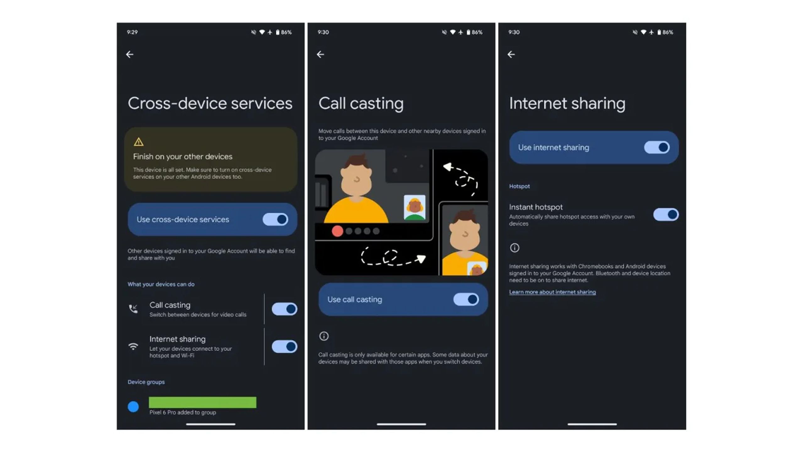 Google rolls out call and sharing to Android phones