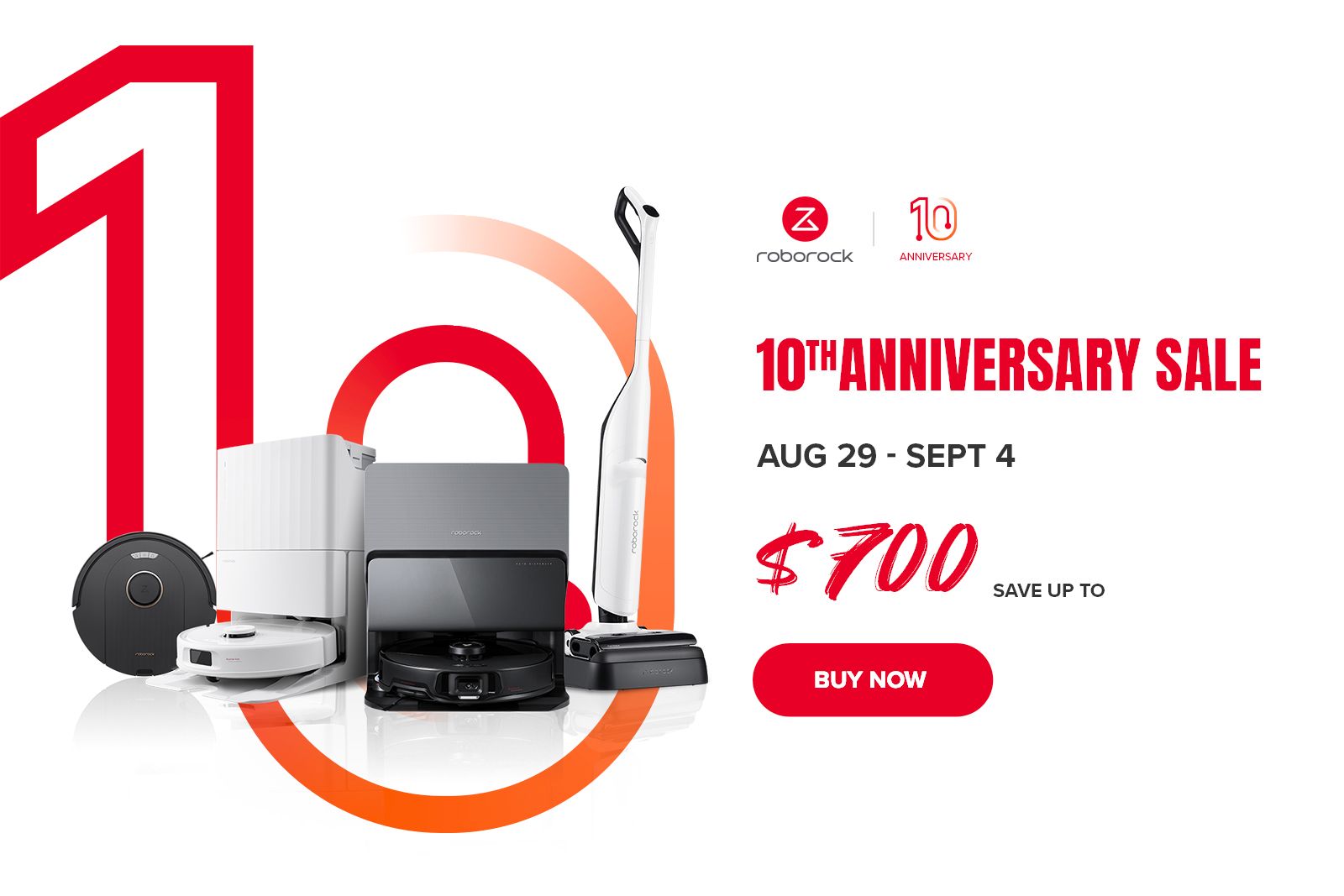 Roborock 10 Year Anniversary Promotion