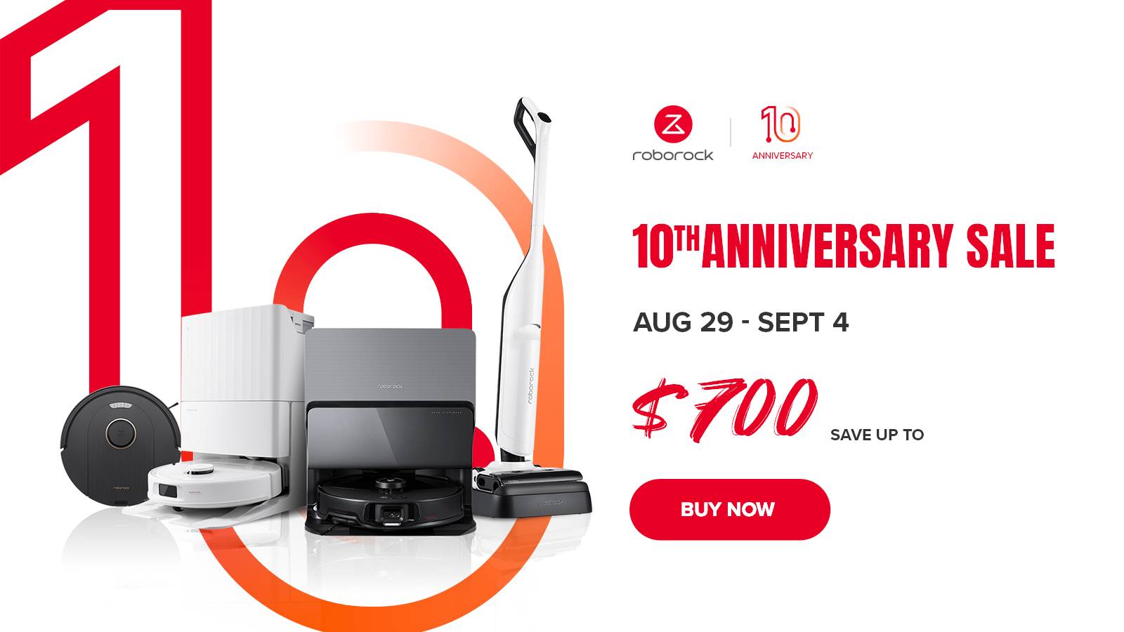 Roborock 10 Year Anniversary Promotion
