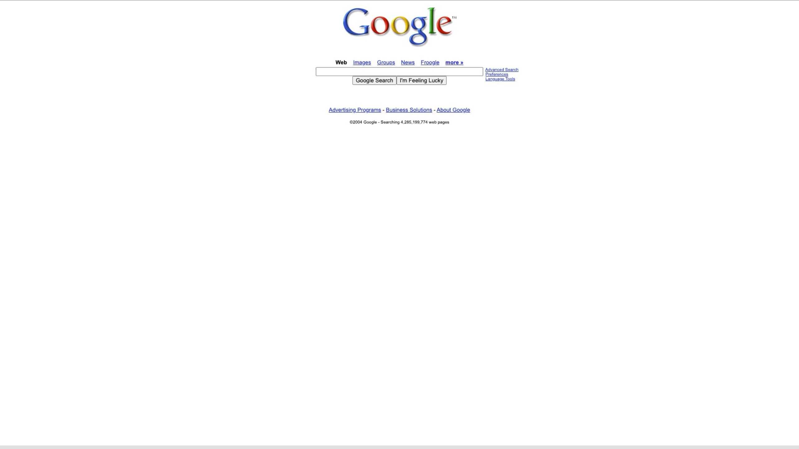 Google In 2004 Google Search retrospective: Every era from 1998 to today