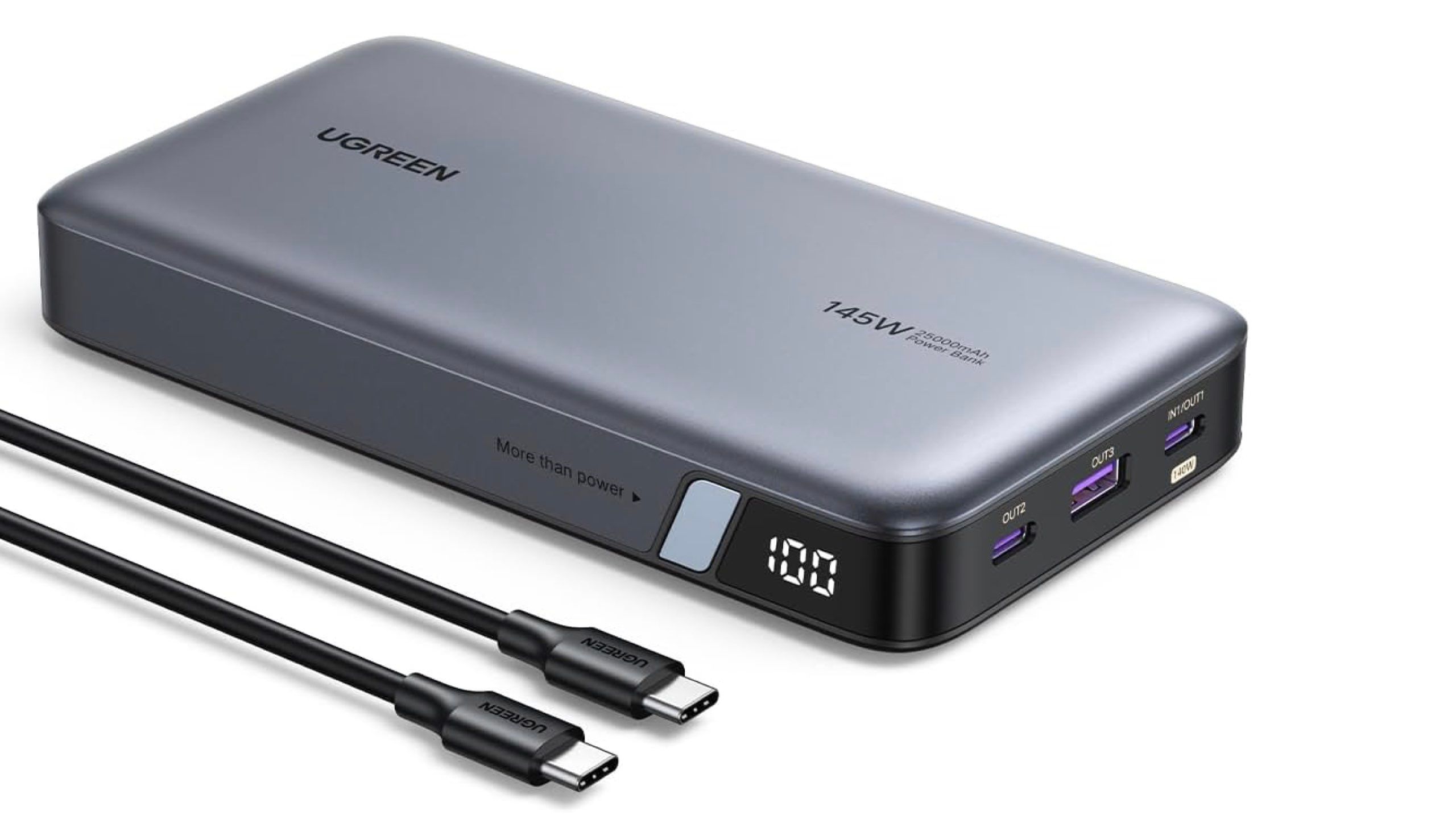 【まごねこ】UGREEN 25000mAh Power Bank 145W 145W 3 Ports 25000mAh Power Bank for Laptop | UGREEN CA