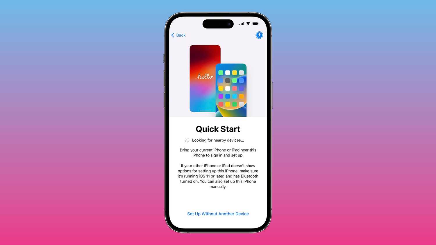 Ios Quick Start 10 gaps in the iPhone's set-up process