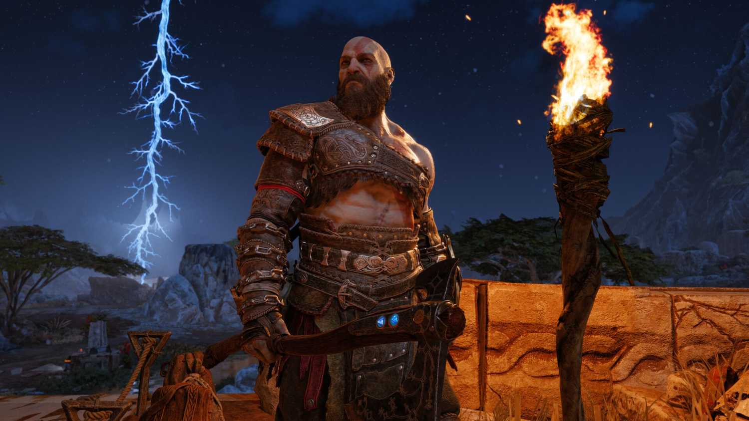 Kratos in God of War.