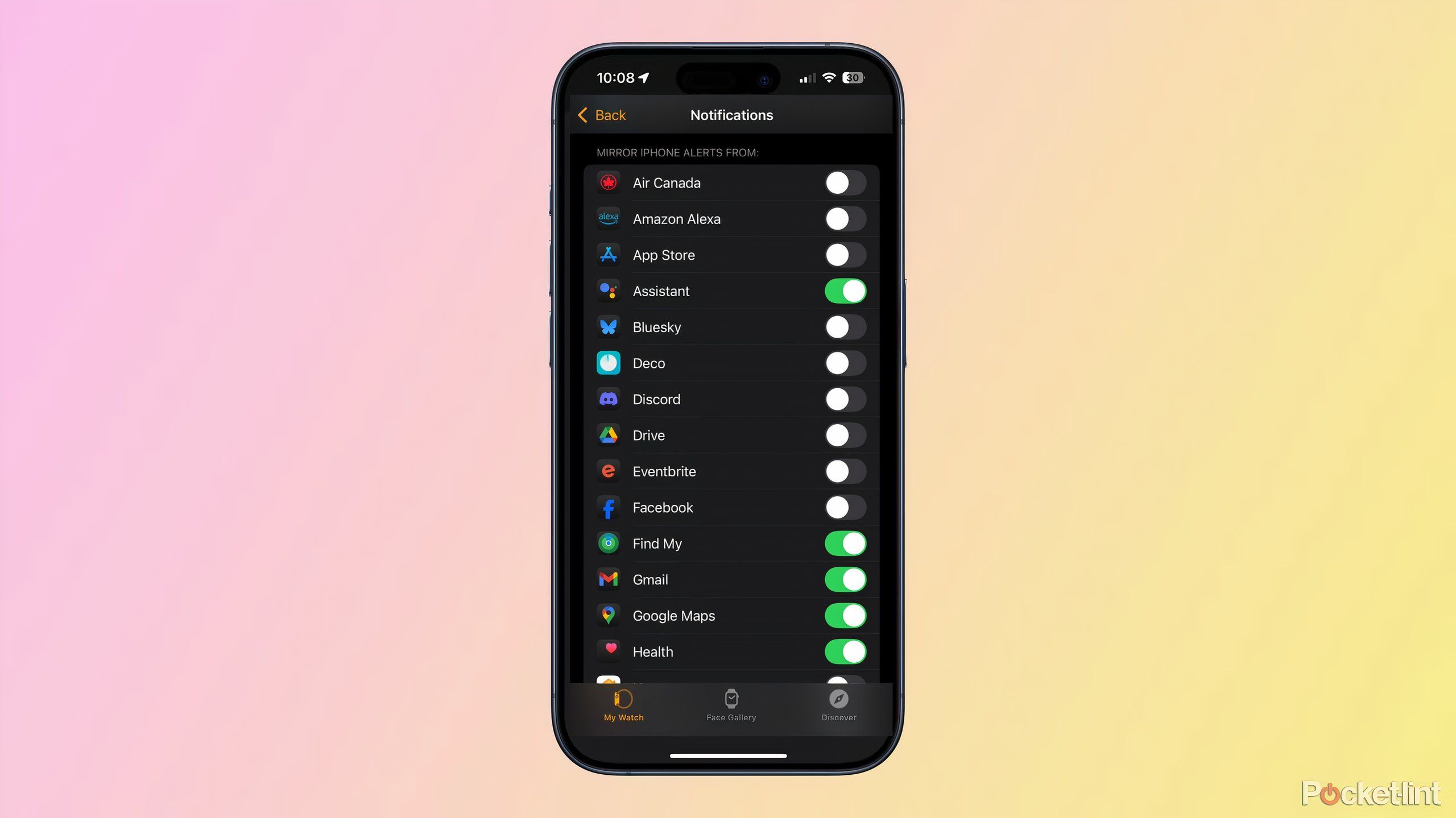 How to customize notification settings on Apple Watch Series 10